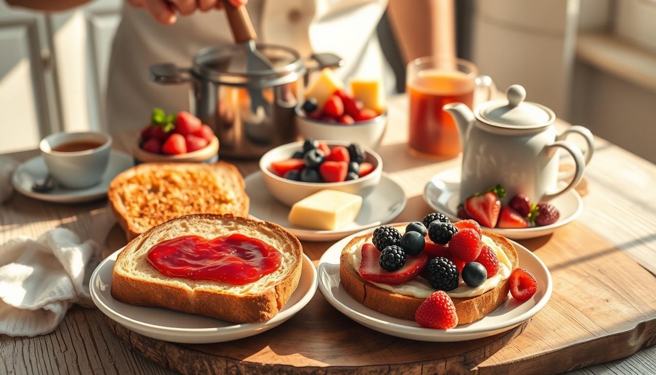 Comforting family dinner served at home